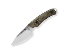 Buck 662 Alpha Scout Fixed Blade Knife Machine Textured Richlite Handle S35VN Drop Point Plain Edge 662BRS