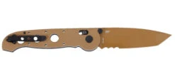 CRKT Folding Knife Tan Grivory Handle D2 Veff Serrations Tan Blade M16-14XD -White Mountain Knives dd 1 05986.1738630536