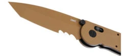 CRKT Folding Knife Tan Grivory Handle D2 Veff Serrations Tan Blade M16-14XD -White Mountain Knives dd 3 76861.1738630536