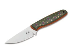 Boker The Brook Fixed Blade Knife Multicolored G10 Handle VG-10 Plain Edge 02BO031