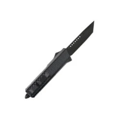 Tekto Blitzar OTF Auto Knife Black Zinc Alloy Handle D2 American Tanto Plain Black Blade -White Mountain Knives e8cb0a33 a531 4f73 b273 d95f16b4098a 89635.1750273186