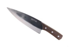 Ketuo 8” Chef Knife Walnut Handle Stainless Blade Plain Edge 5101