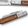 LionSteel Folding Knife Santos Wood Handle M390 Plain Edge Satin Finish CK0115-ST