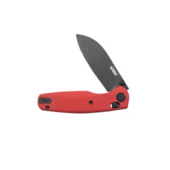 Kubey Breeze Every Carry Crossbar Lock Folding Knife Red G10 Handle 14C28N Sheepsfoot Plain Edge Blackwash Finish KU288F -White Mountain Knives fe1600c9 1d07 4f20 b019 bae2fc235c6f 19668.1722868327