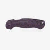Flytanium Carbon Fiber Lotus Scales For Spyderco Paramilitary 2 Knife Purple Haze FLY-1360PH
